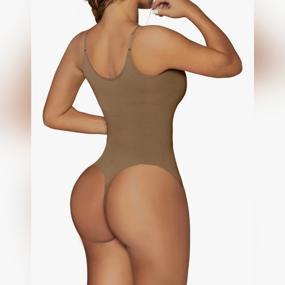 SHAPERX Tummy Control Shapewear djustable Straps Seamless Thong Body Shaper #753 - Picture 7 of 10